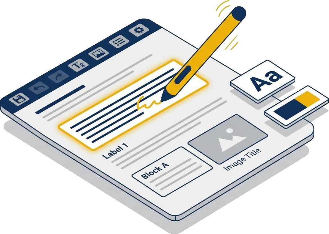 Design structured DoP templates