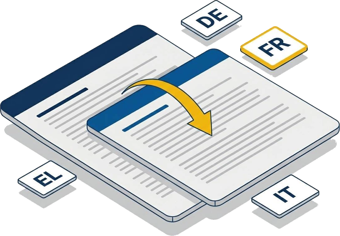 Translate, review, approve